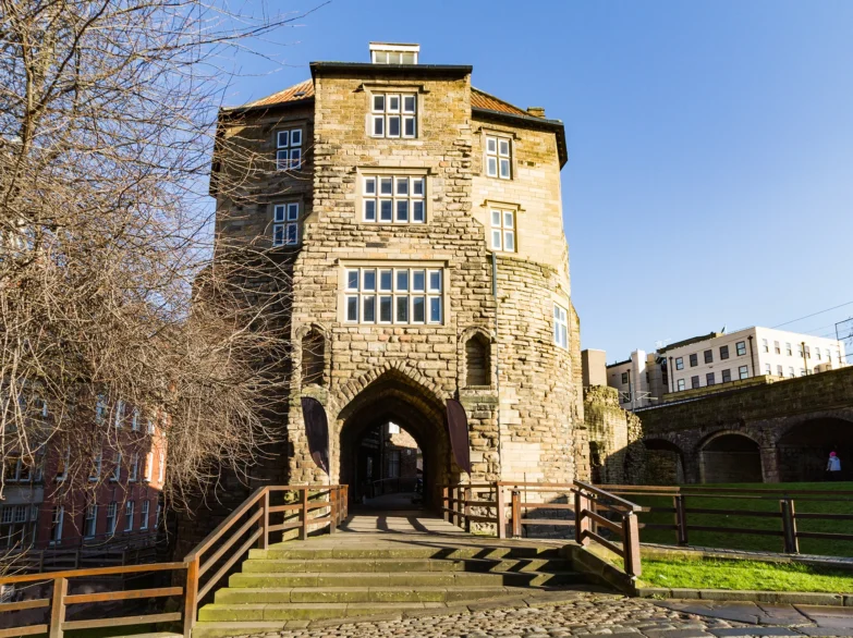 Entrance to Newcastle Castle, Newcastle upon Tyne.